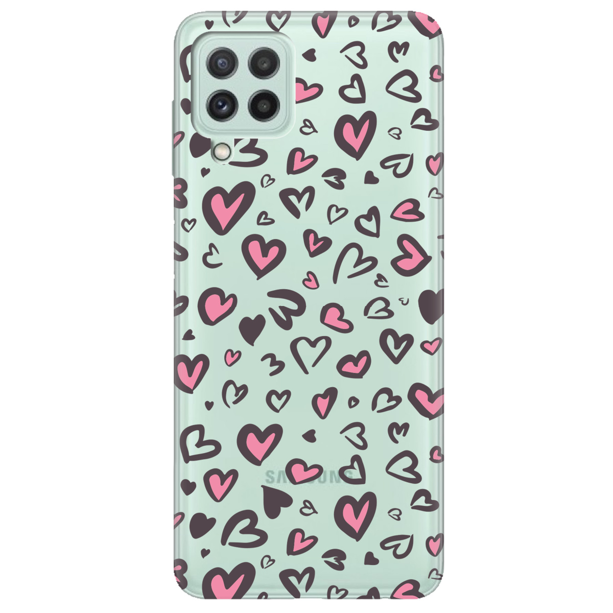 Чохол для Samsung Galaxy A22 4G Leopard in love - фото 1