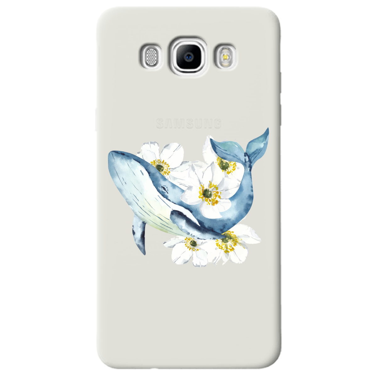 Чохол для Samsung Galaxy J7 2016 напівпрозорий матовий soft touch Кит - фото 1