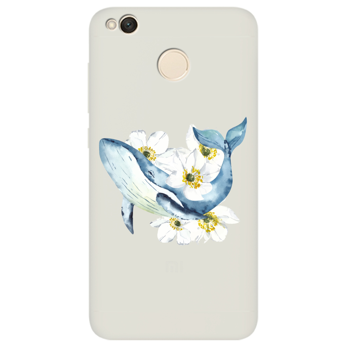 Чехол для Xiaomi Redmi 4X полупрозрачный матовый soft touch Кит - фото 1