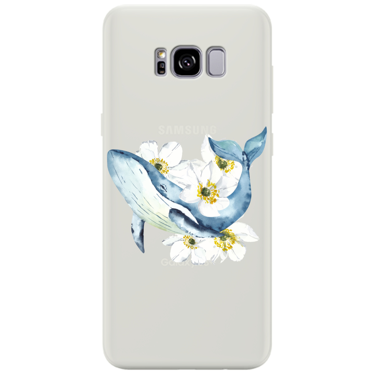 Чехол для Samsung Galaxy S8 Plus полупрозрачный матовый soft touch Кит - фото 1