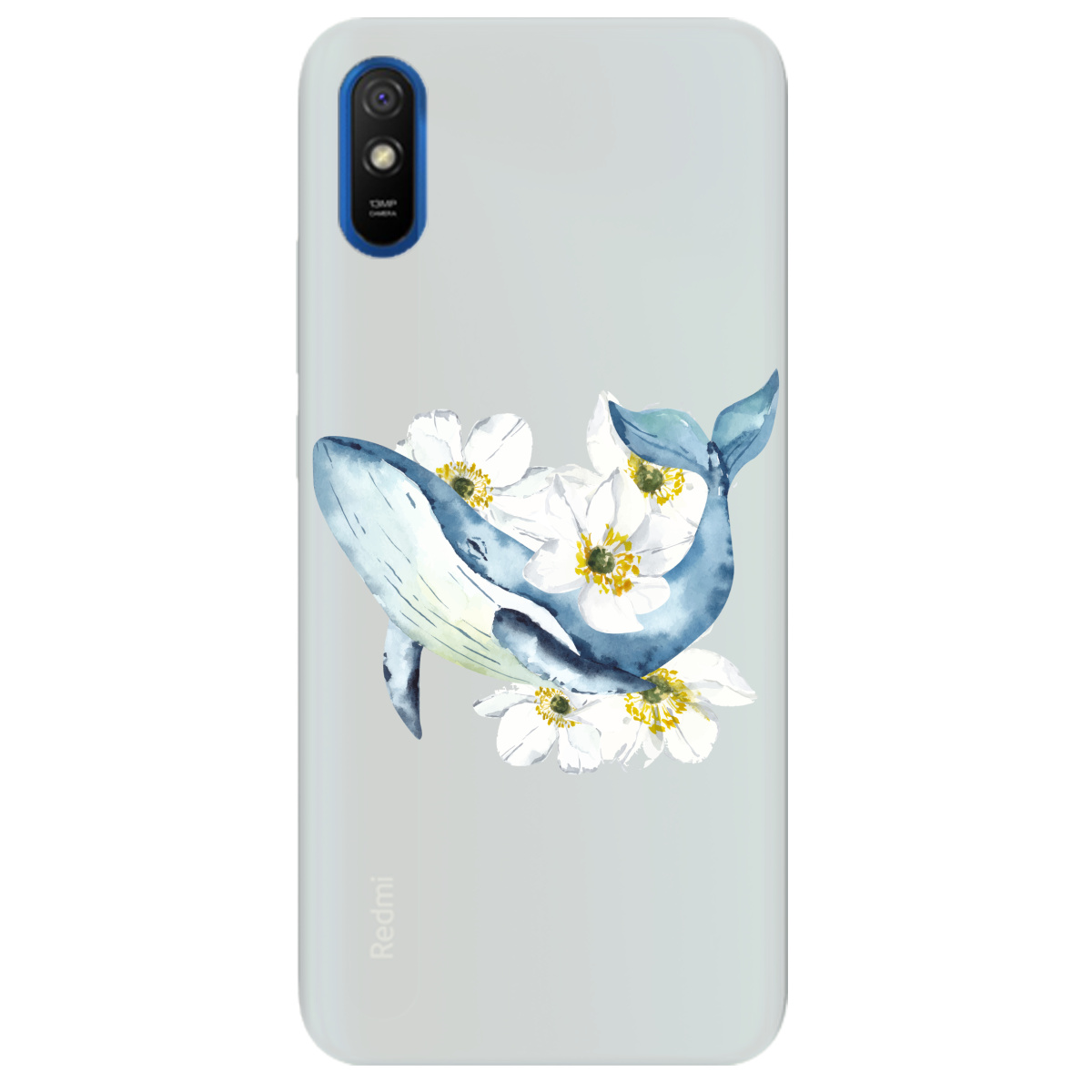 Чохол для Xiaomi Redmi 9A напівпрозорий матовий soft touch Кит - фото 1