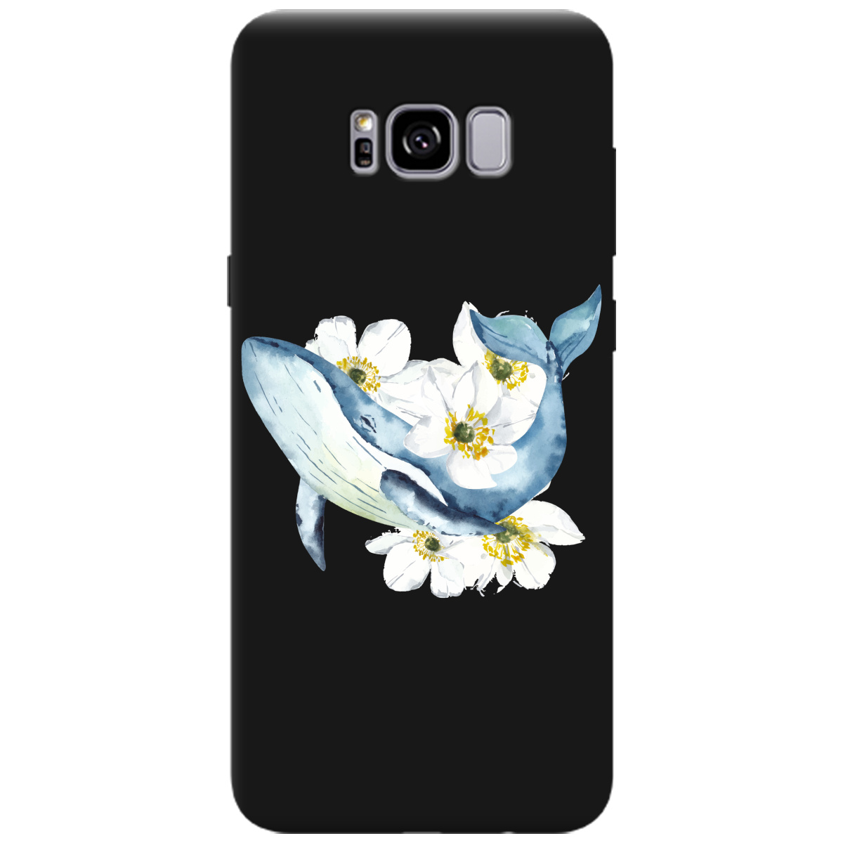 Чехол для Samsung Galaxy S8 Plus черный матовый soft touch Кит - фото 1