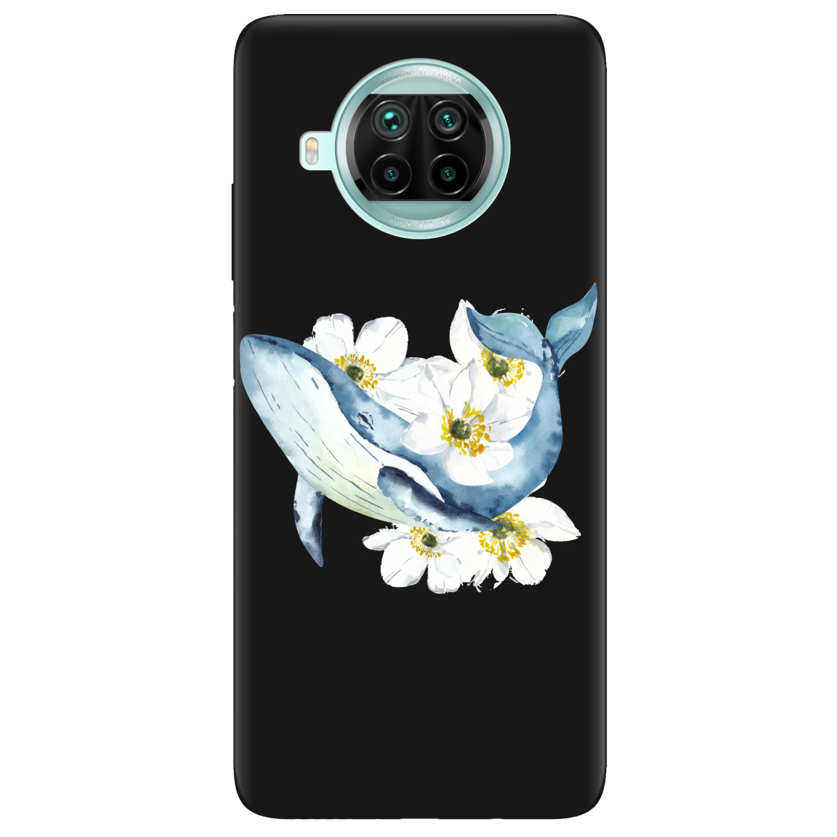 Чохол для Xiaomi Mi 10T Lite чорний матовий soft touch Кит - фото 1