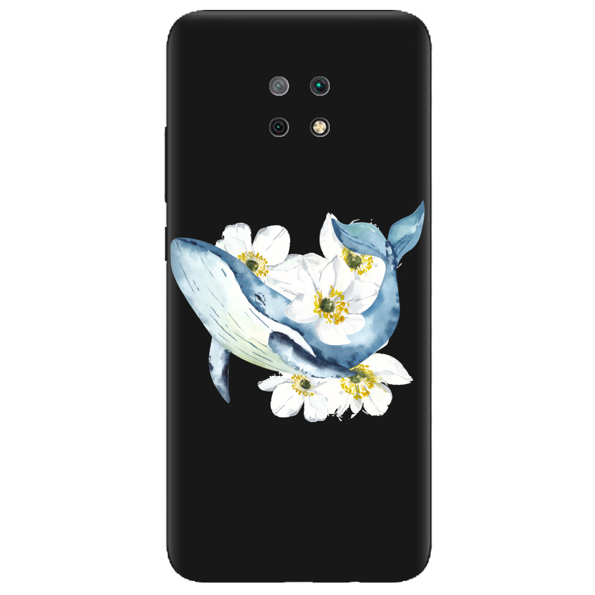 Чехол для Xiaomi Redmi 10x 5G черный матовый soft touch Кит - фото 1