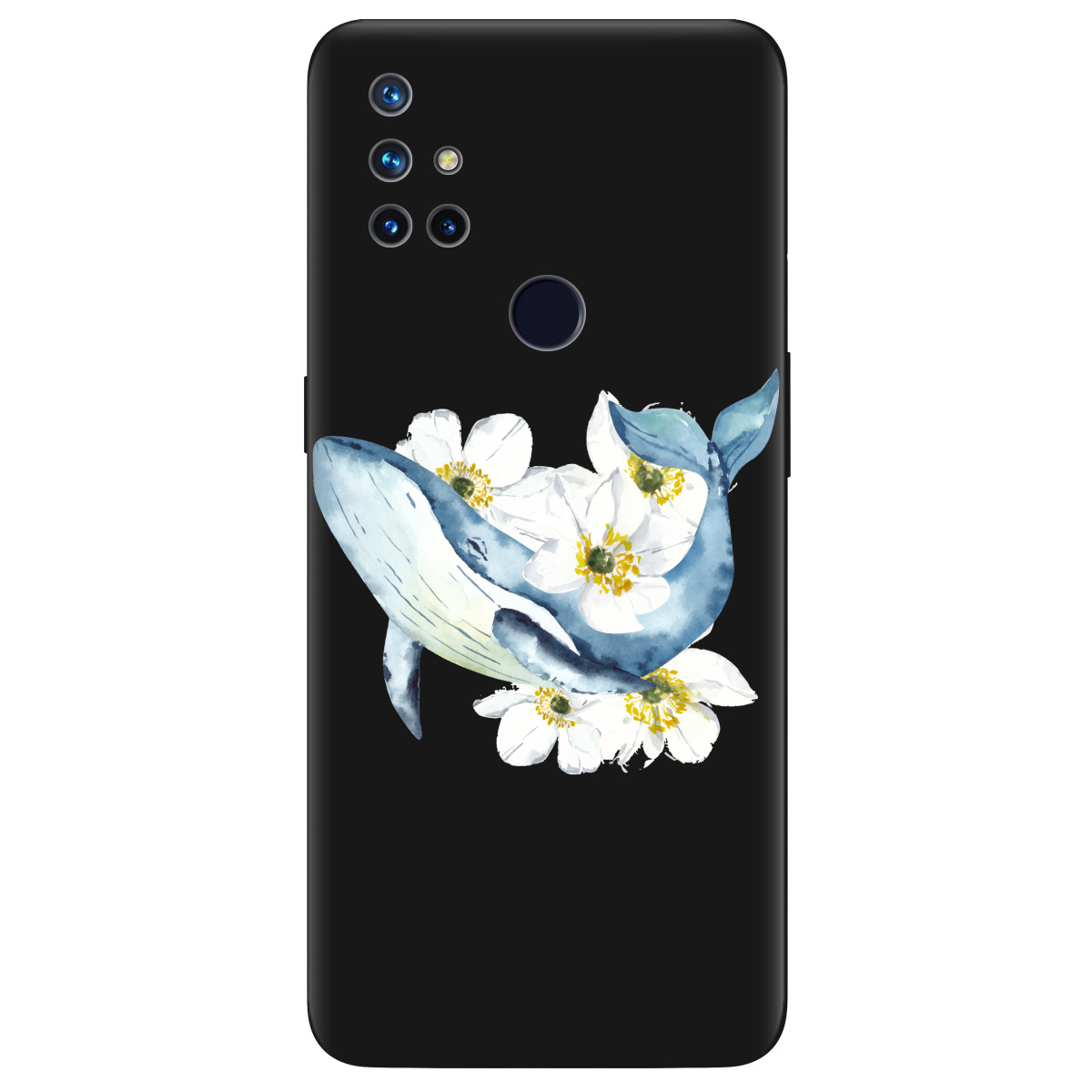 Чохол для OnePlus Nord N10 5G чорний матовий soft touch Кит - фото 1