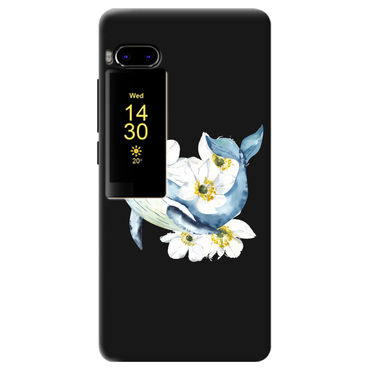 Чехол для Meizu Pro 7 черный матовый soft touch Кит - фото 1