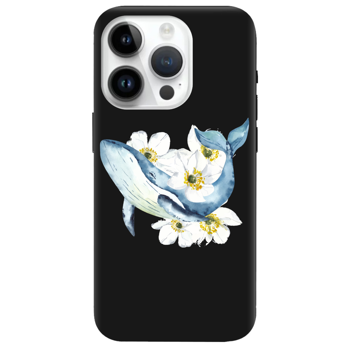 Чехол для Apple iPhone 14 Pro черный матовый soft touch Кит - фото 1