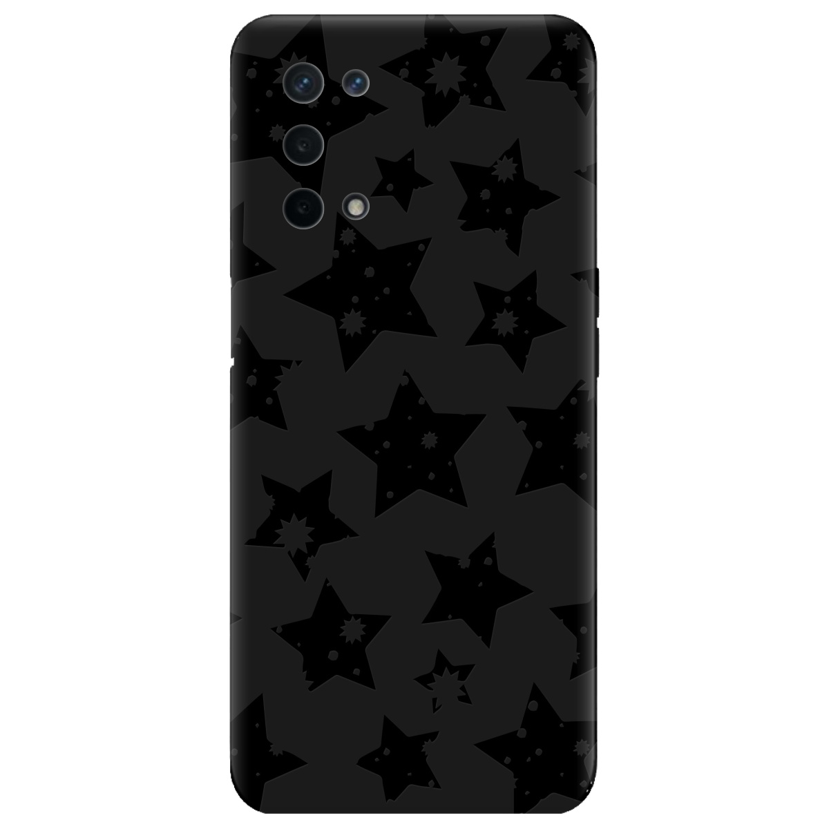 Чехол для Oppo Oppo A93 5G черный матовый soft touch Black Star - фото 1