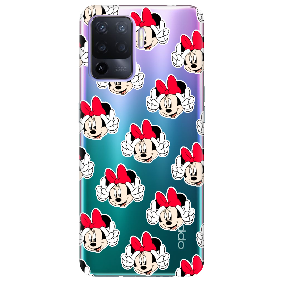 Чехол для Oppo Oppo A94 4G Minnie Mouse - фото 1