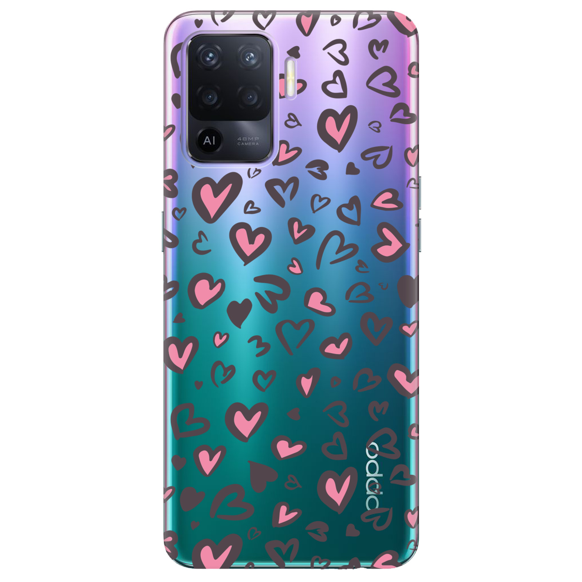 Чехол для Oppo Oppo A94 4G Leopard in love - фото 1
