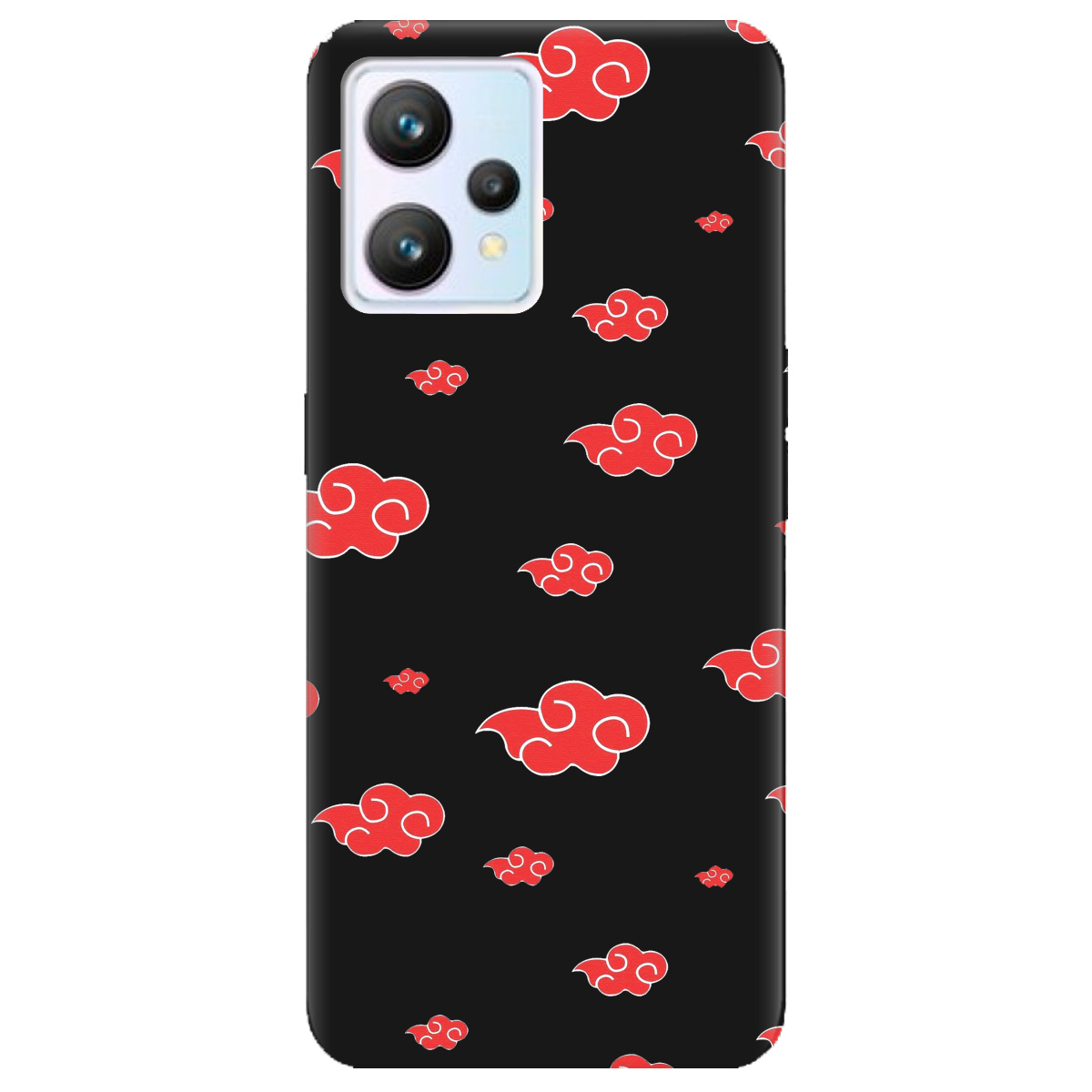 Чехол для Realme 9 Pro Plus черный матовый soft touch Akatsuki - фото 1