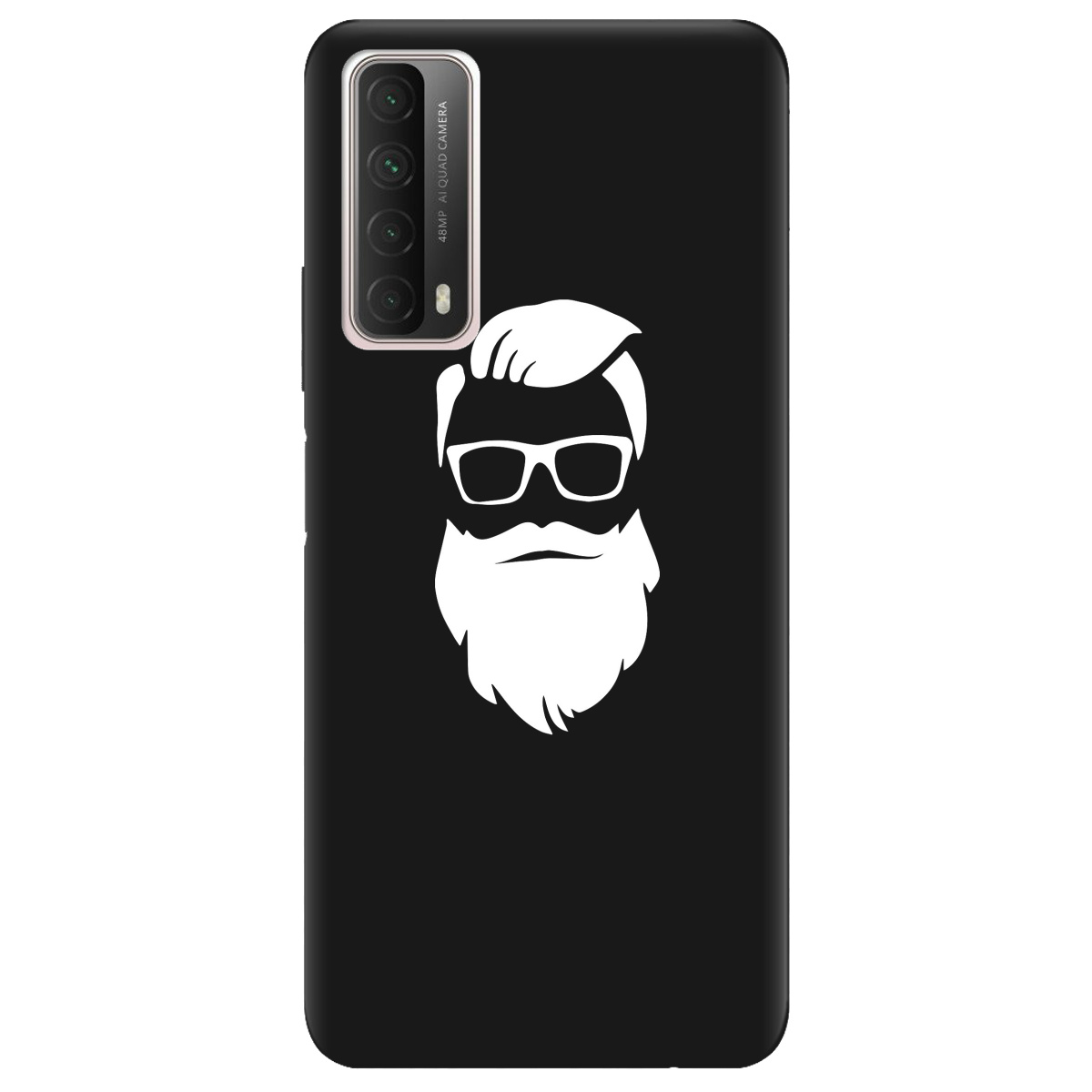 Чохол для Huawei P Smart 2021 чорний матовий soft touch Beard - фото 1
