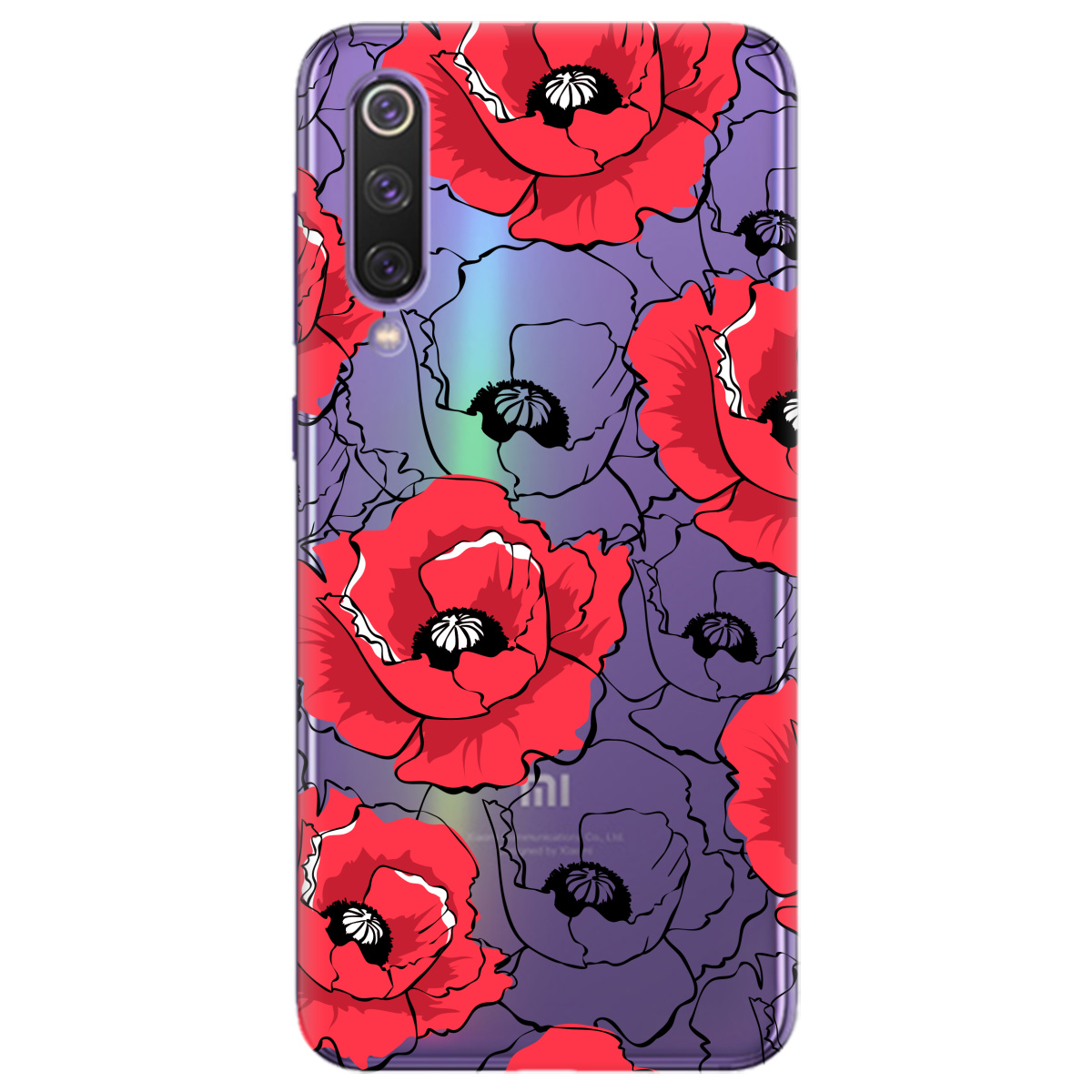 Чехол для Xiaomi Mi 9 SE Red poppy - фото 1