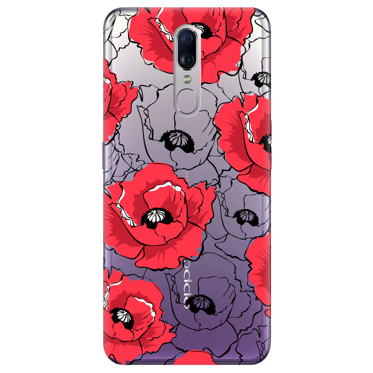 Чехол для Oppo F11/ A9/ A9X Red poppy - фото 1