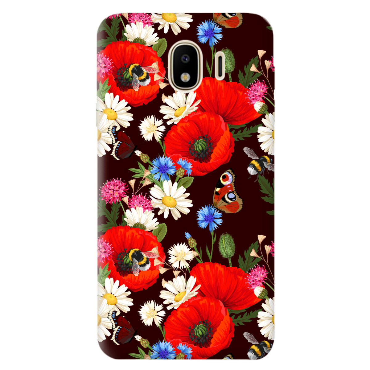 Чехол для Samsung Galaxy J4 2018 Лугові квіти - фото 1