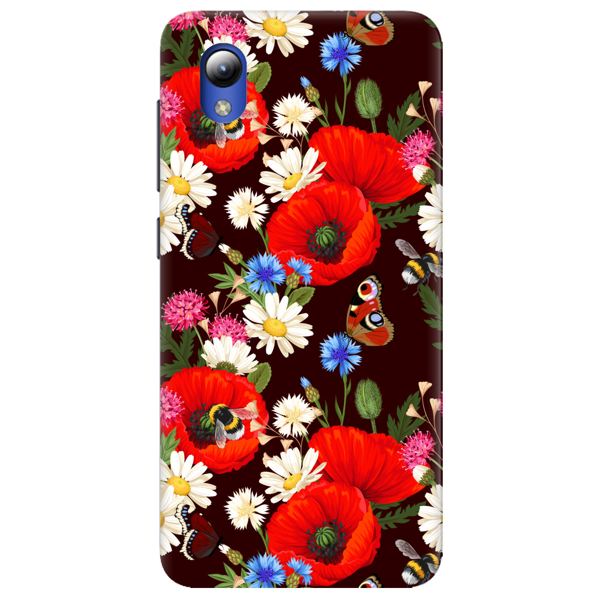 Чехол для ZTE Blade A3 2019 Лугові квіти - фото 1