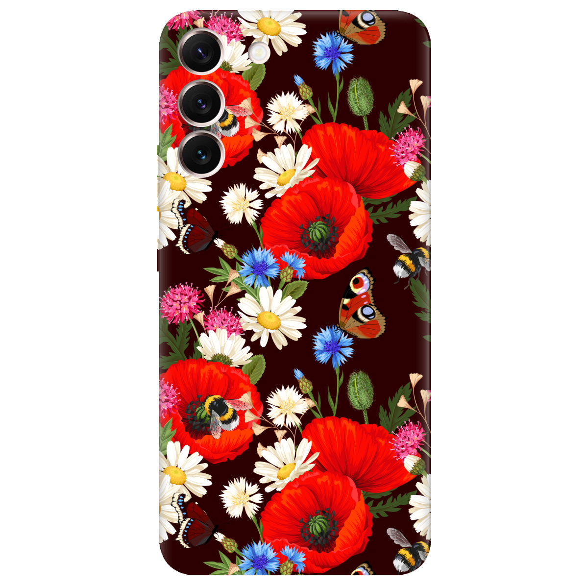 Чехол для Samsung Galaxy S22 Plus Лугові квіти - фото 1