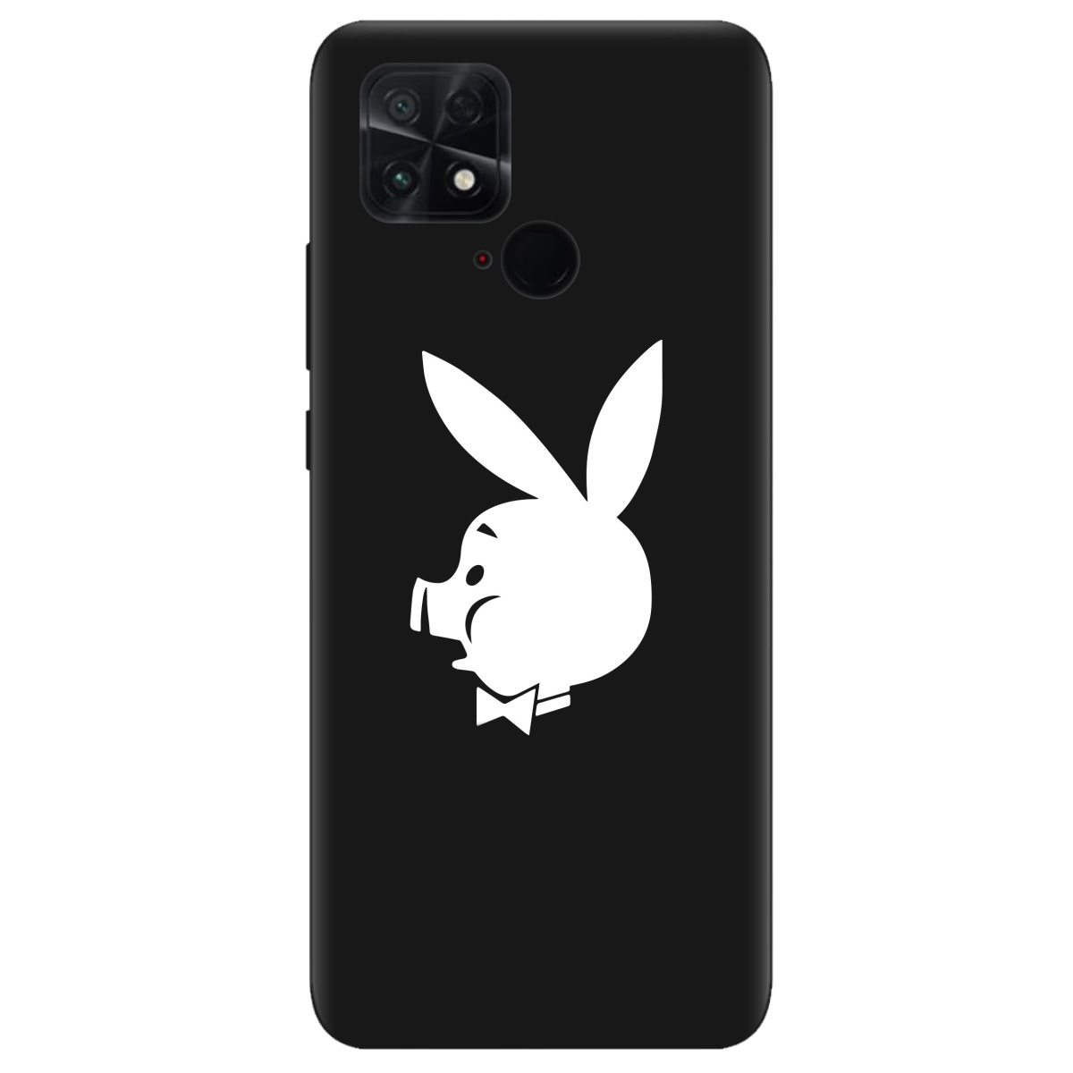 Чохол для Xiaomi Poco C40 чорний матовий soft touch Piggy - фото 1