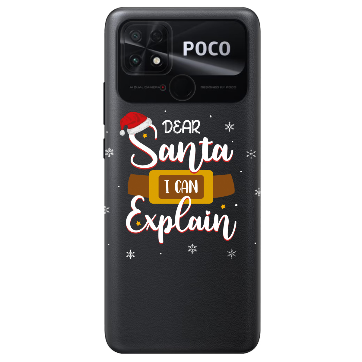 Чехол для Xiaomi Poco C40 Dear Santa - фото 1