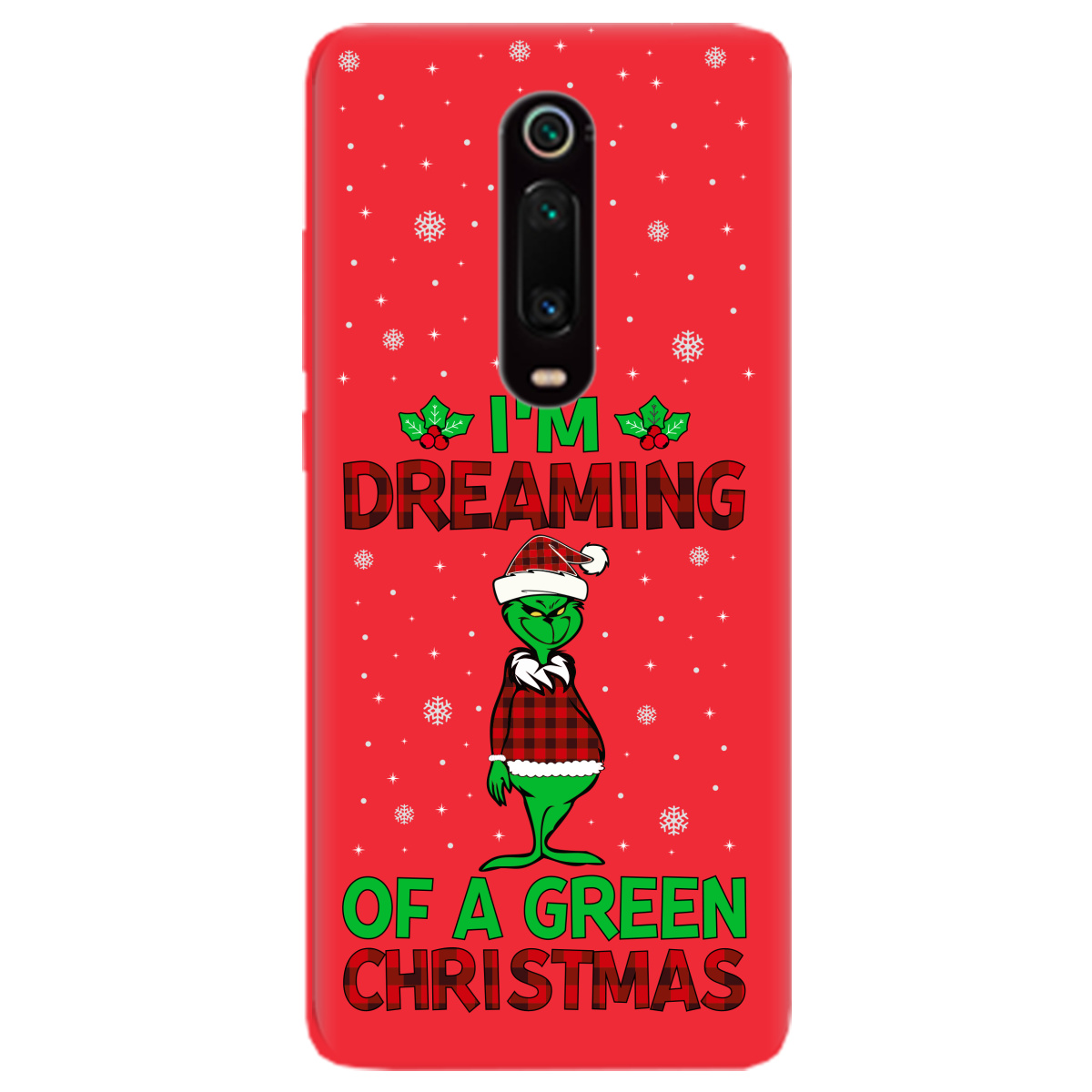 Чохол для Xiaomi Mi 9T Pro яскраво-червоний матовий soft touch I'm dreaming - фото 1