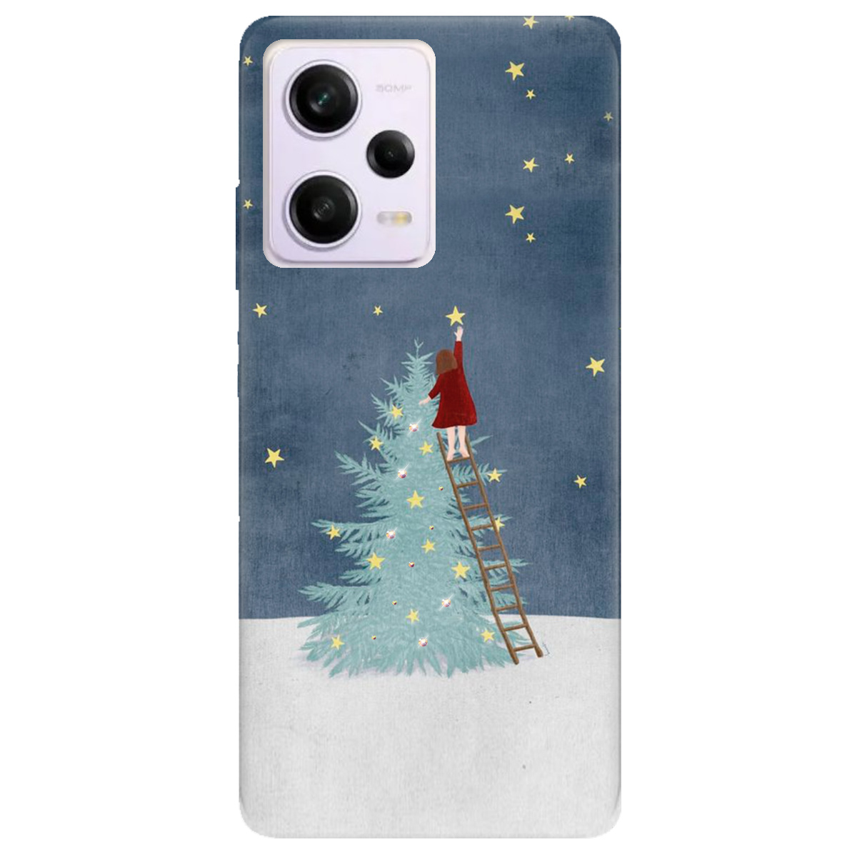 Чехол для Xiaomi Redmi Note 12 Pro 5G Girlwithstar со стразами - фото 1