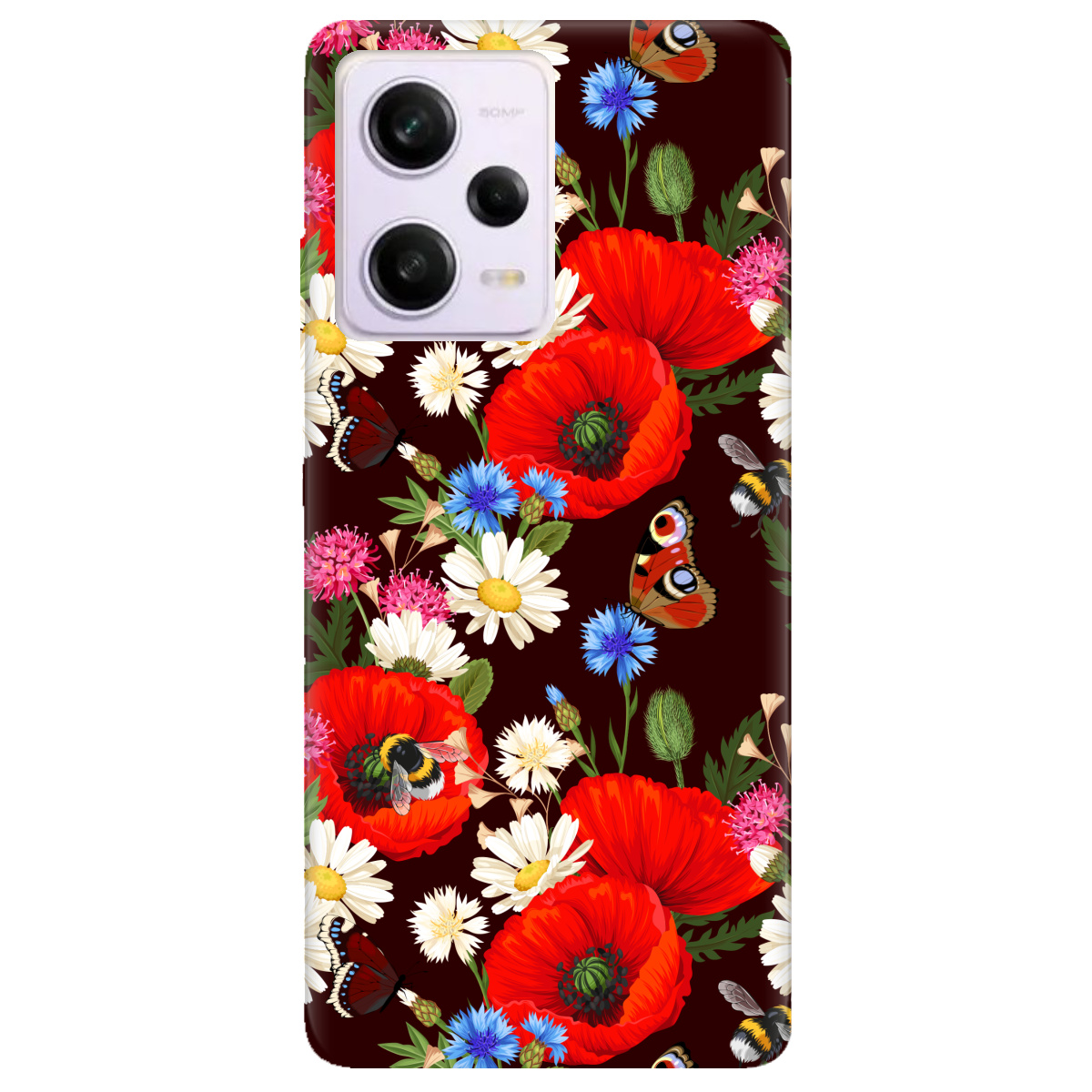 Чехол для Xiaomi Redmi Note 12 Pro 5G Лугові квіти - фото 1