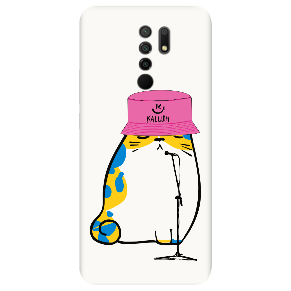 Чохол для Xiaomi Redmi 9 Білий матовий soft touch Kalush - фото 1