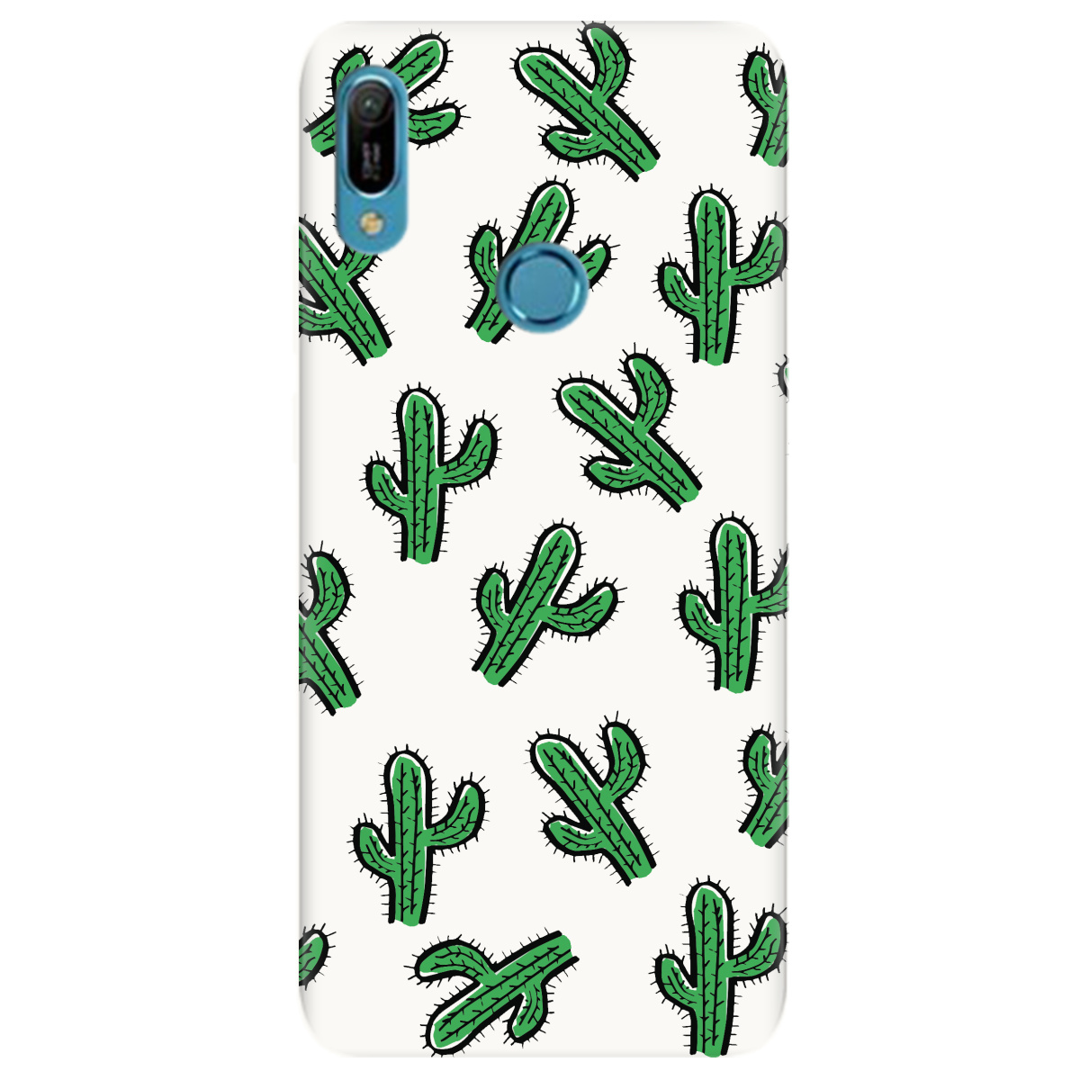 Чехол для Huawei Y6 Pro 2019 белый матовый soft touch Mexico - фото 1