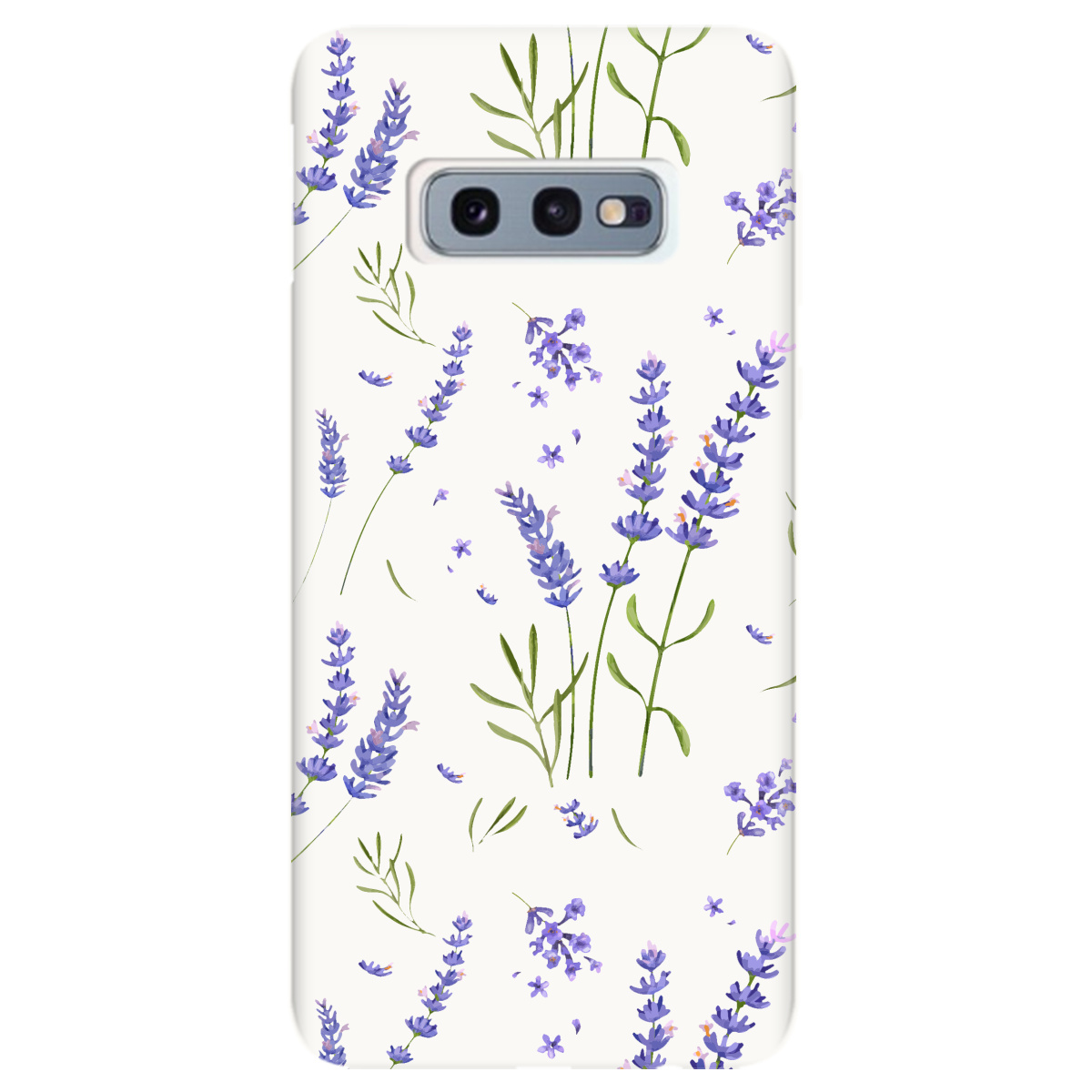Чохол для Samsung Galaxy S10e Білий матовий soft touch Lavender - фото 1