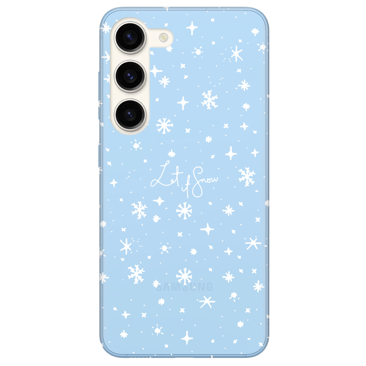 Чехол для Samsung Galaxy S23 Let it snow - фото 1