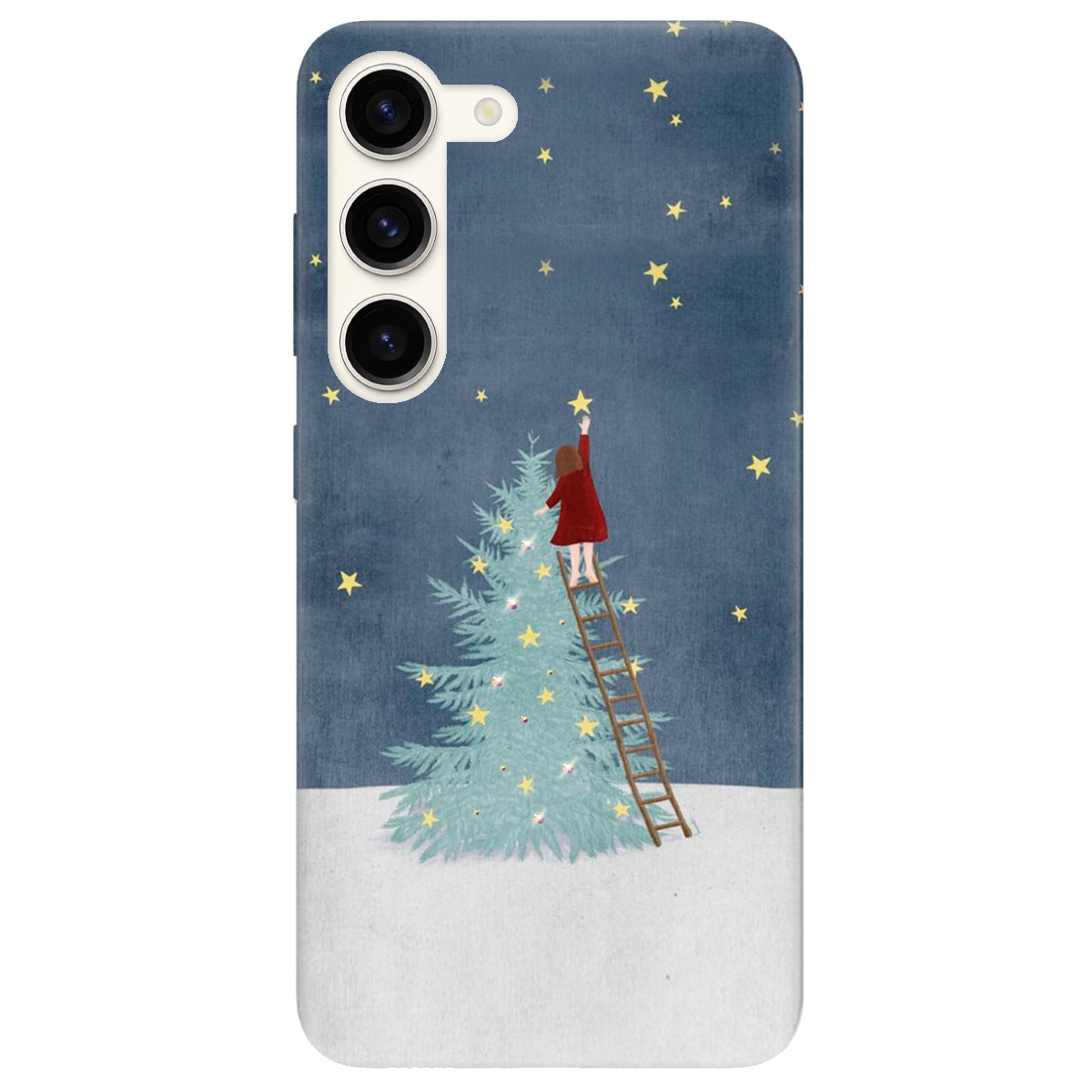 Чехол для Samsung Galaxy S23 Plus Girlwithstar со стразами - фото 1