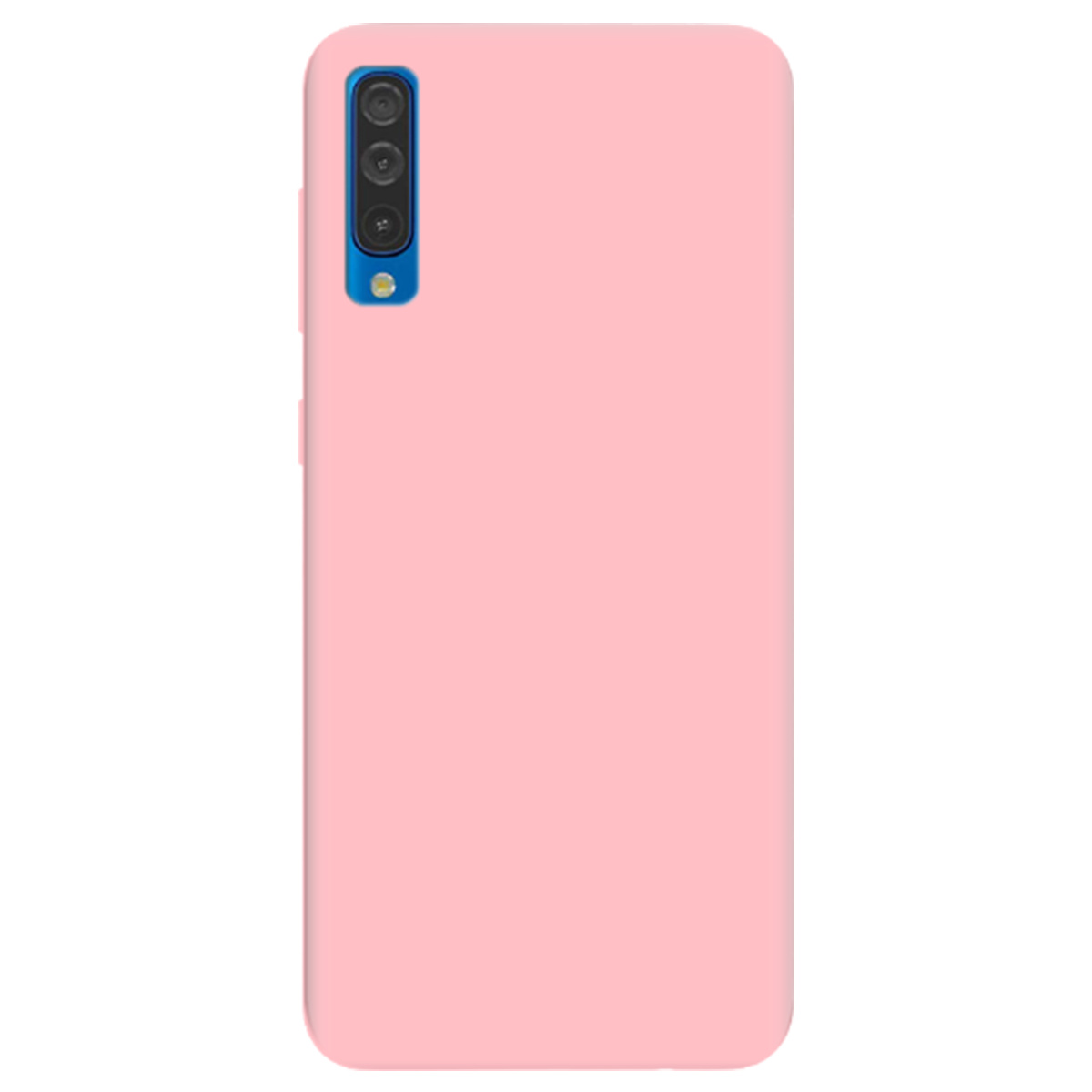 Чохол для Samsung Galaxy A50s ніжно-рожевий матовий soft touch - фото 1