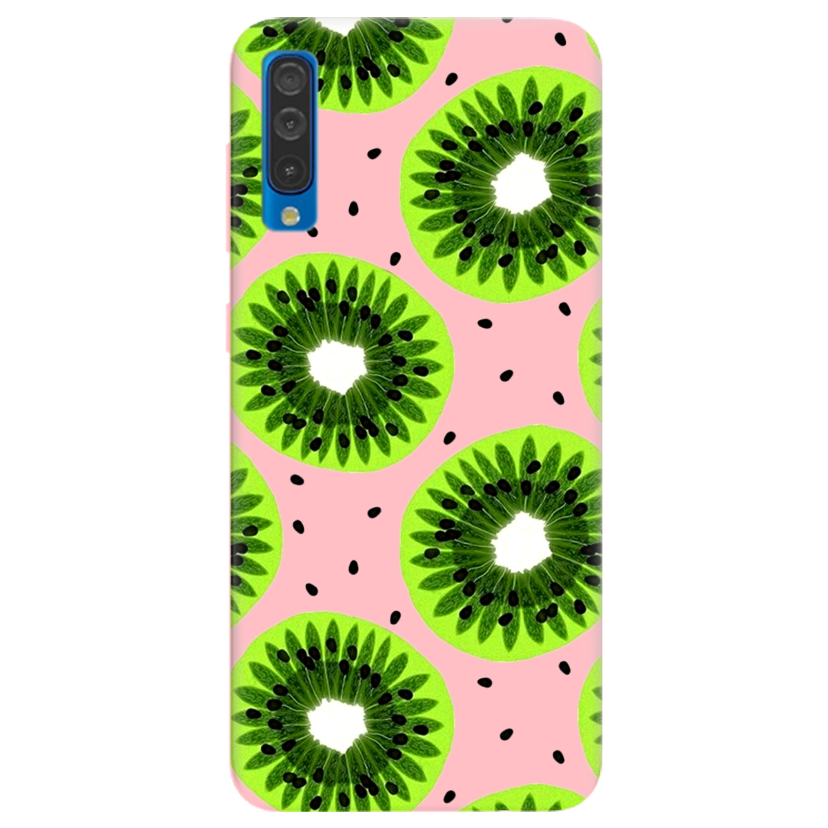 Чохол для Samsung Galaxy A50s ніжно-рожевий матовий soft touch Kiwi - фото 1