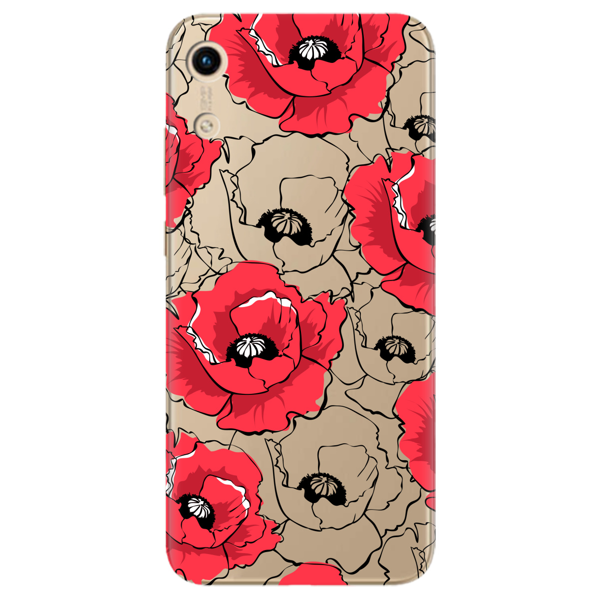 Чехол для Huawei Honor Play 8A Red poppy - фото 1