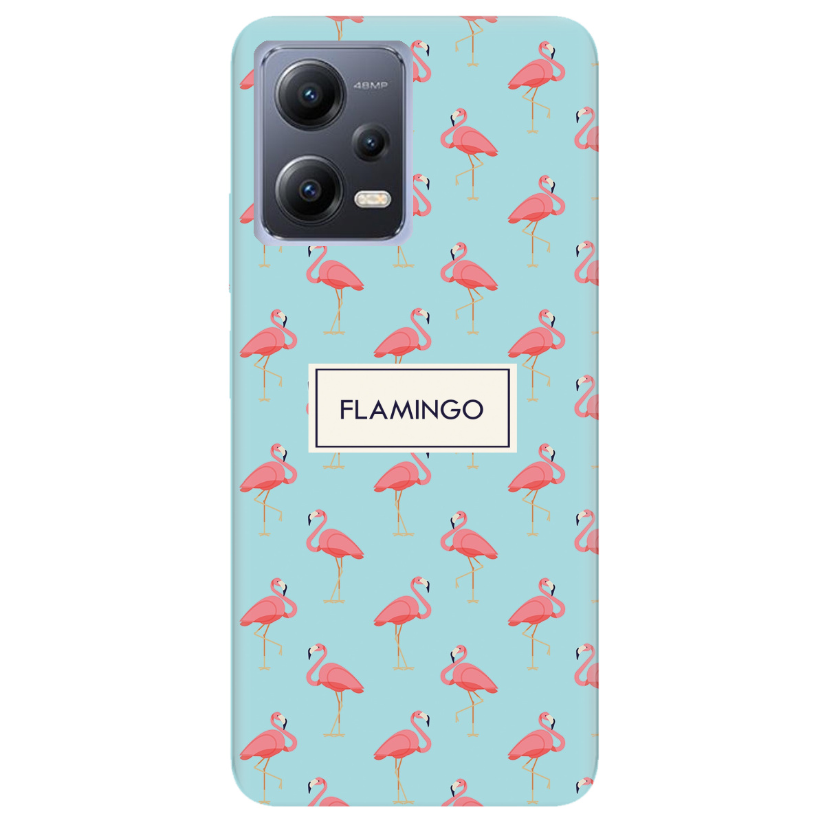 Чехол для Xiaomi Redmi Note 12 5G Pink Flamingo - фото 1