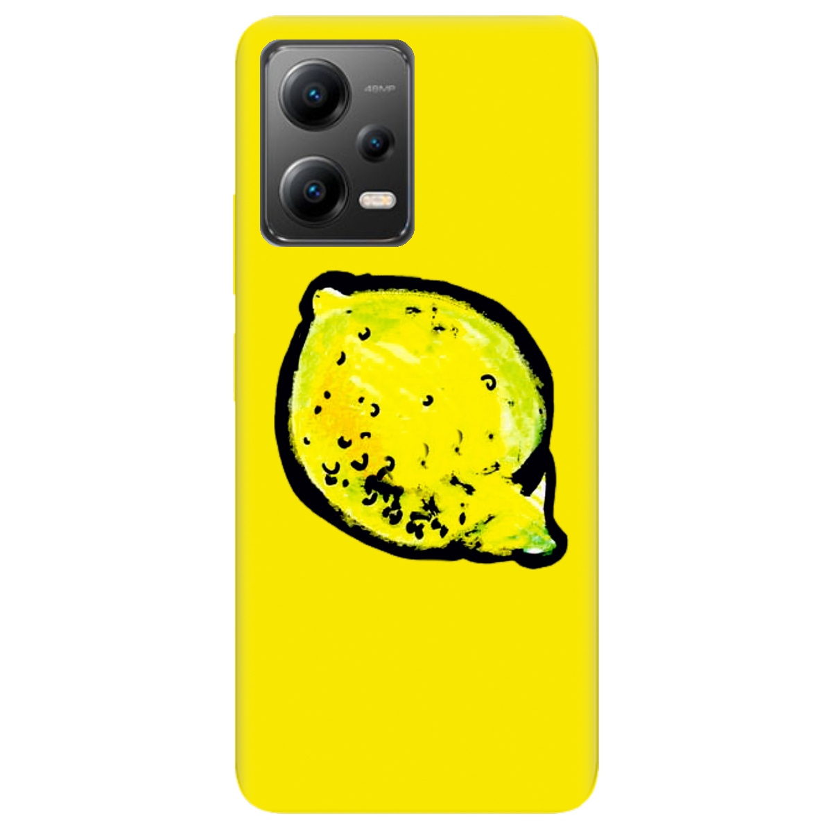 Чехол для Xiaomi Poco X5 5G lemon - фото 1