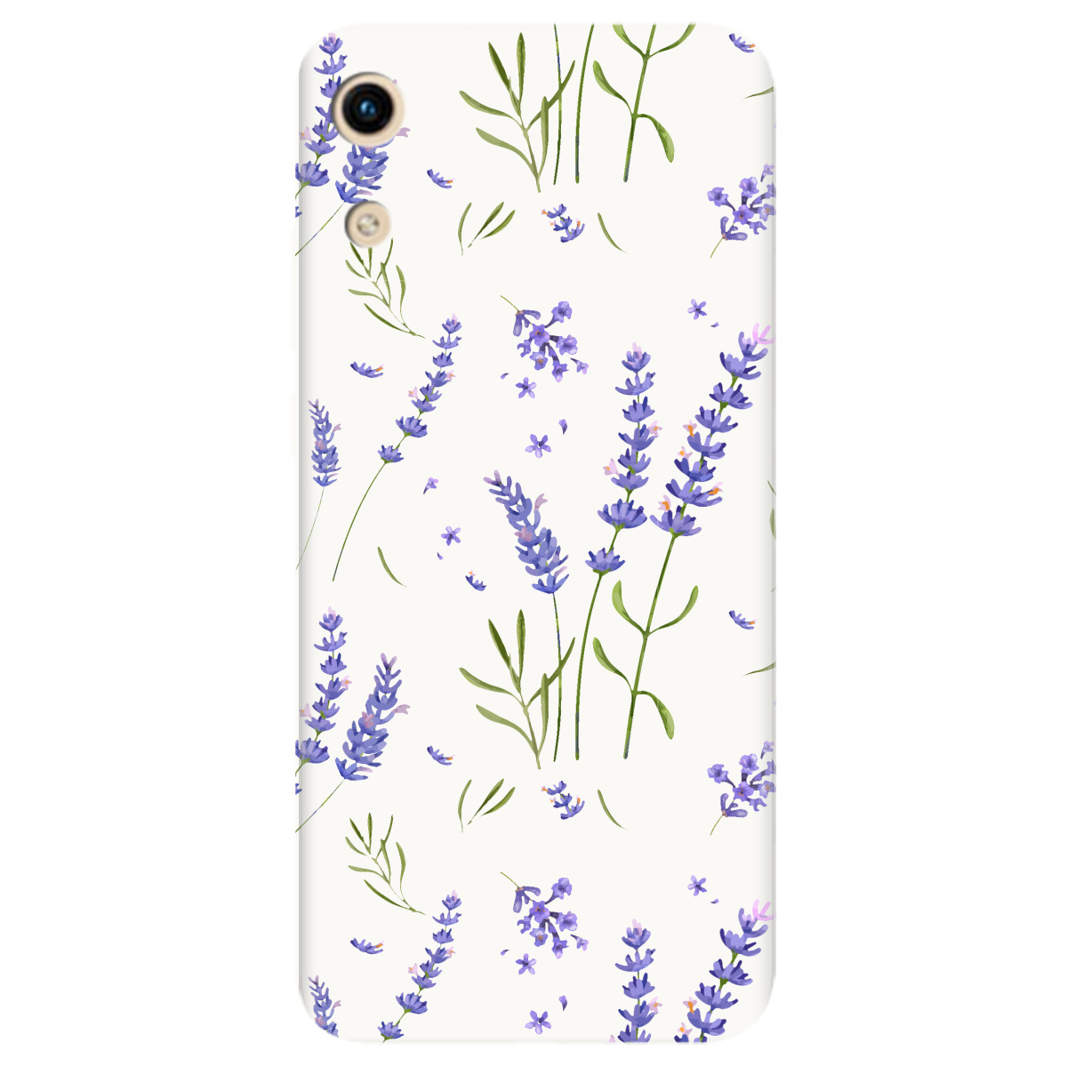 Чохол для Huawei Honor Play 8A Білий матовий soft touch Lavender - фото 1