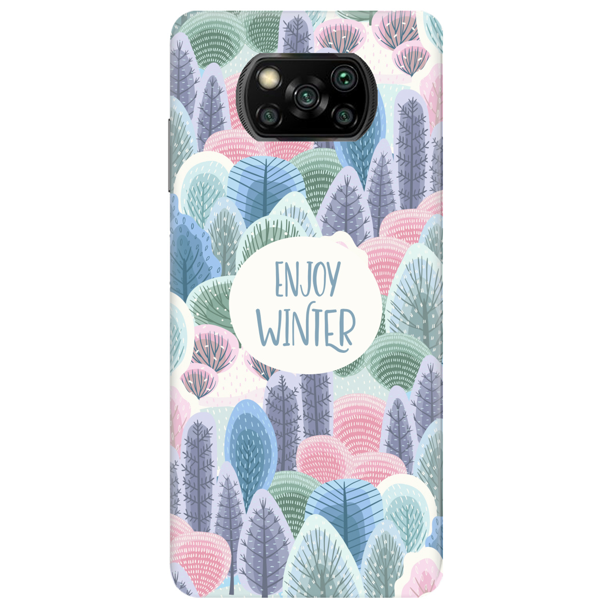 Чехол для Xiaomi Poco X3 Pro Enjoy winter - фото 1