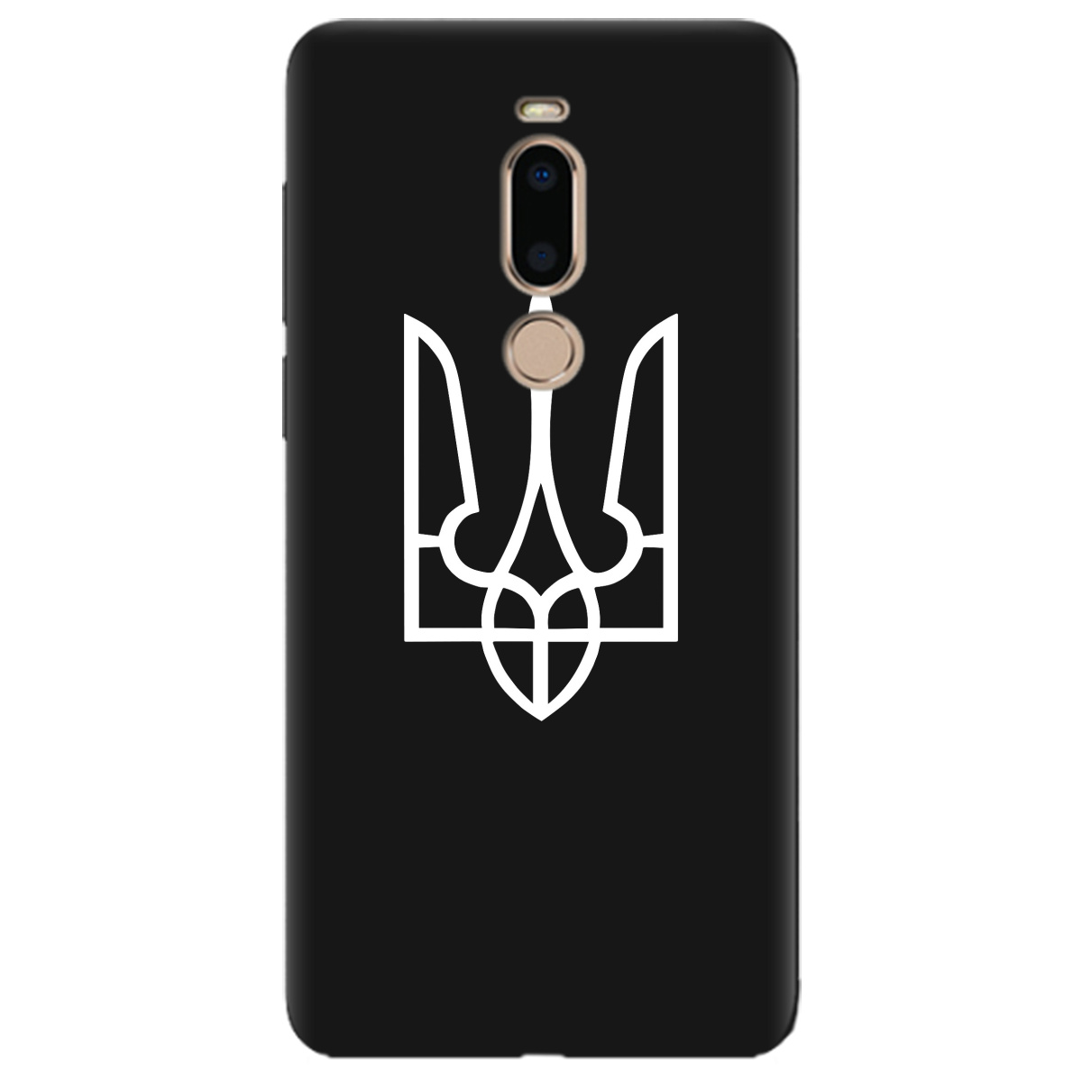 Чехол для Meizu M8 черный матовый soft touch Gerb - фото 1