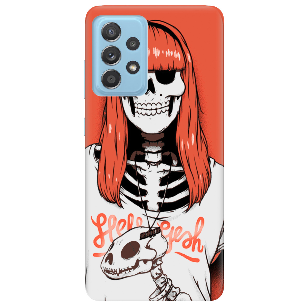 Чехол для Samsung Galaxy A52s skeleton - фото 1