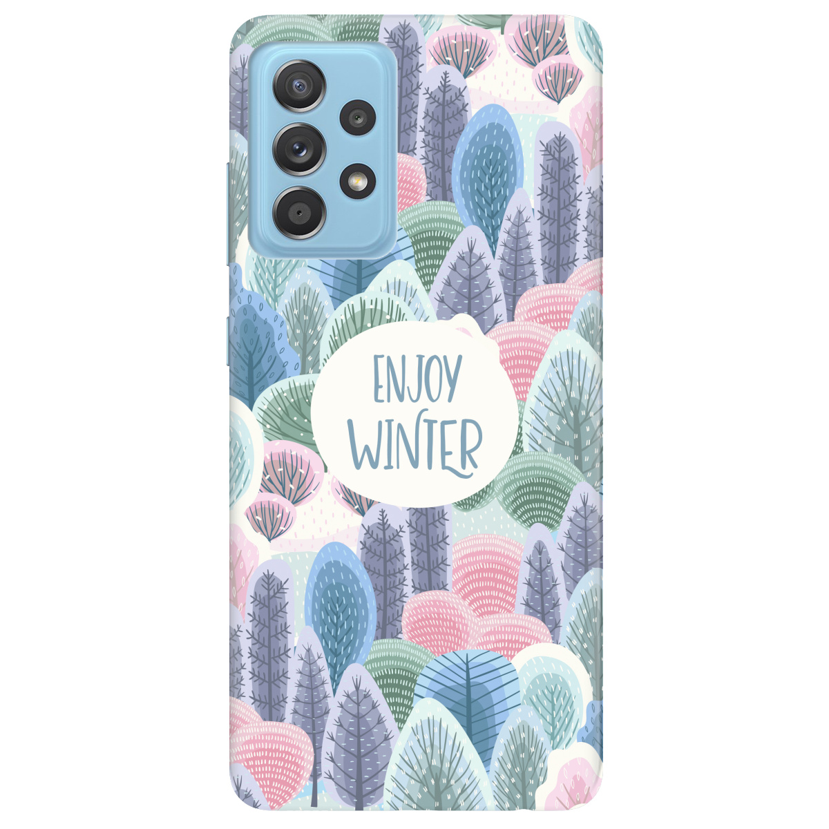 Чехол для Samsung Galaxy A52s Enjoy winter - фото 1