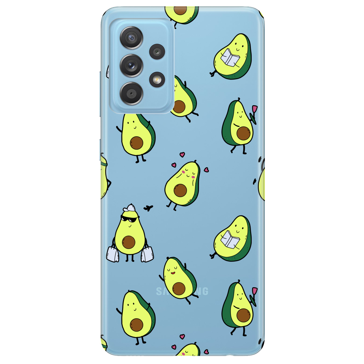 Чехол для Samsung Galaxy A52s Cute avocado - фото 1