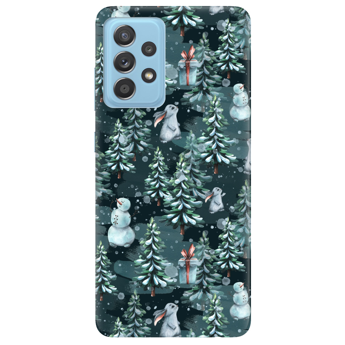 Чехол для Samsung Galaxy A52s Winter forest - фото 1