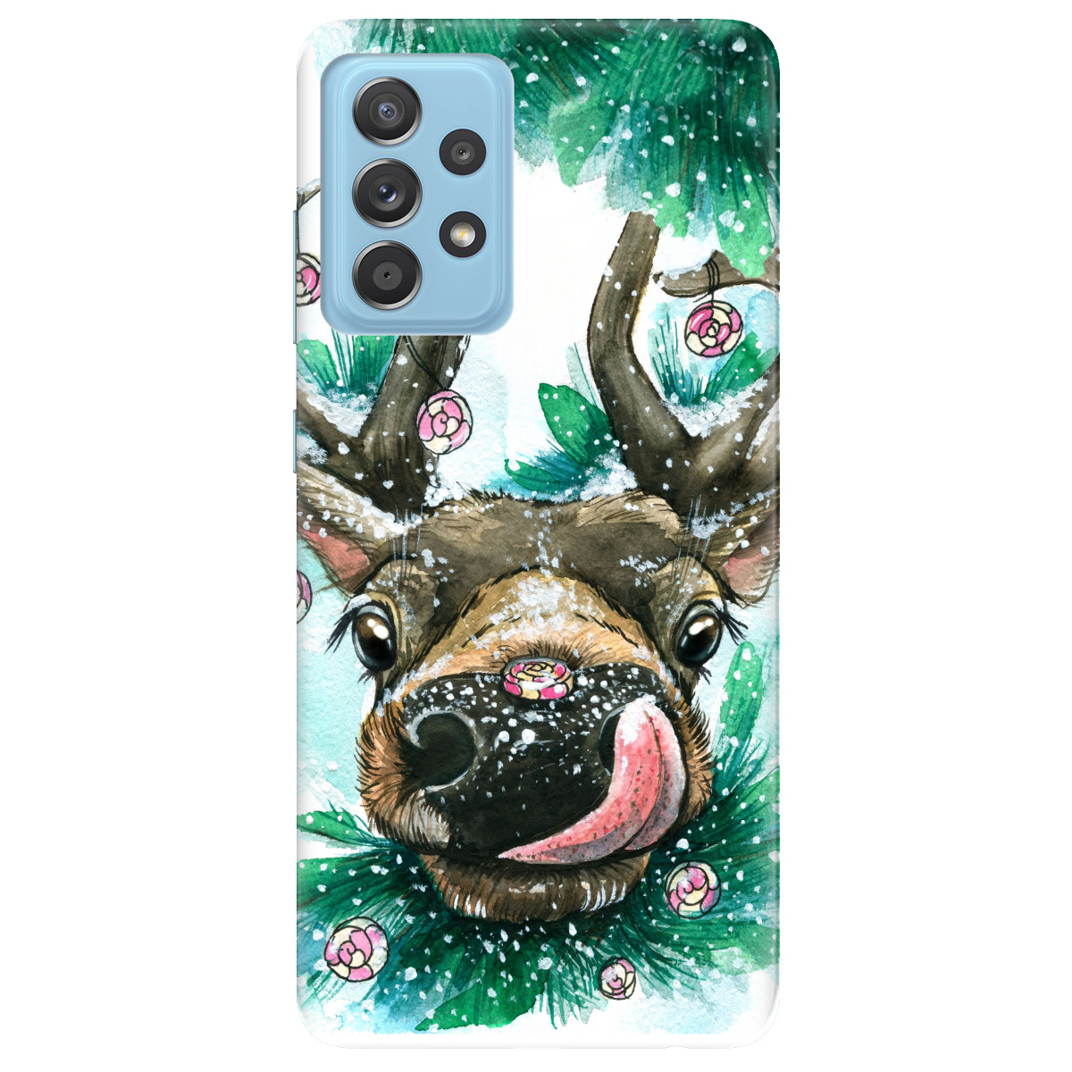 Чехол для Samsung Galaxy A52s Сute deer - фото 1