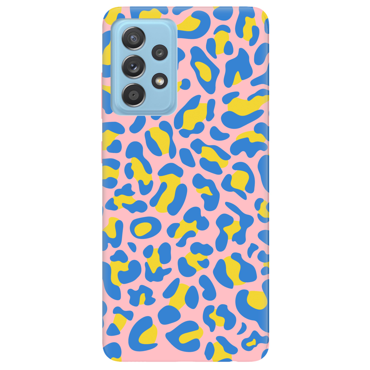 Чехол для Samsung Galaxy A52s нежно-розовый матовый soft touch LeopardUA - фото 1