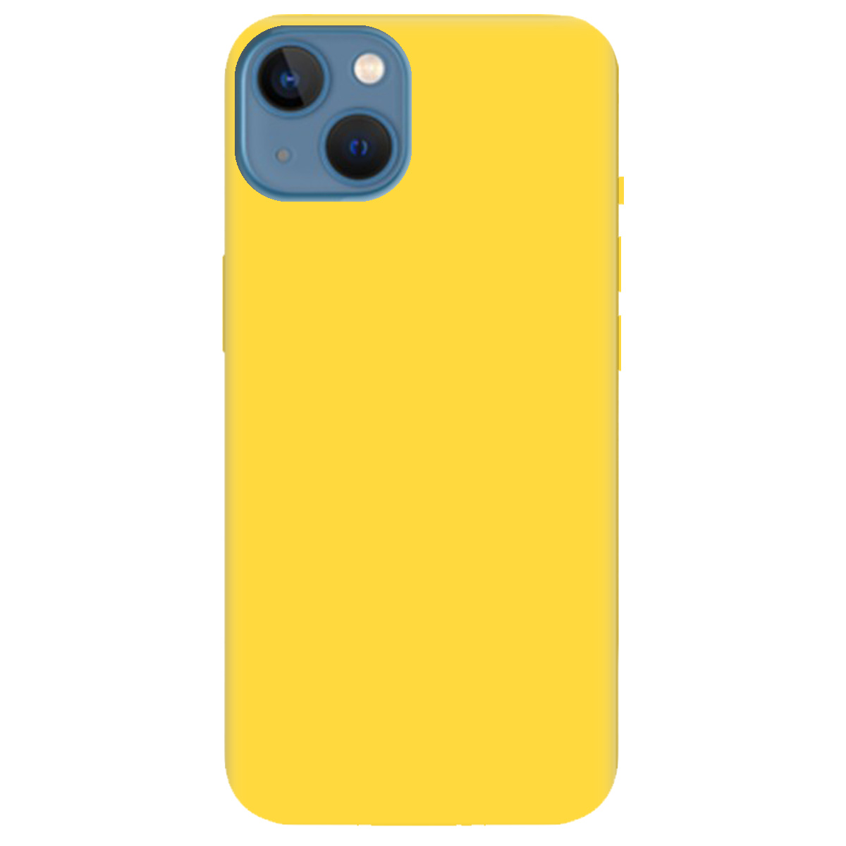 Чехол для Apple iPhone 13 желтый матовый soft touch с индивидуальным дизайном - фото 1 Чехол для Apple iPhone 13 желтый матовый soft touch с индивидуальным дизайном - фото 1 - Чехлы для телефонов