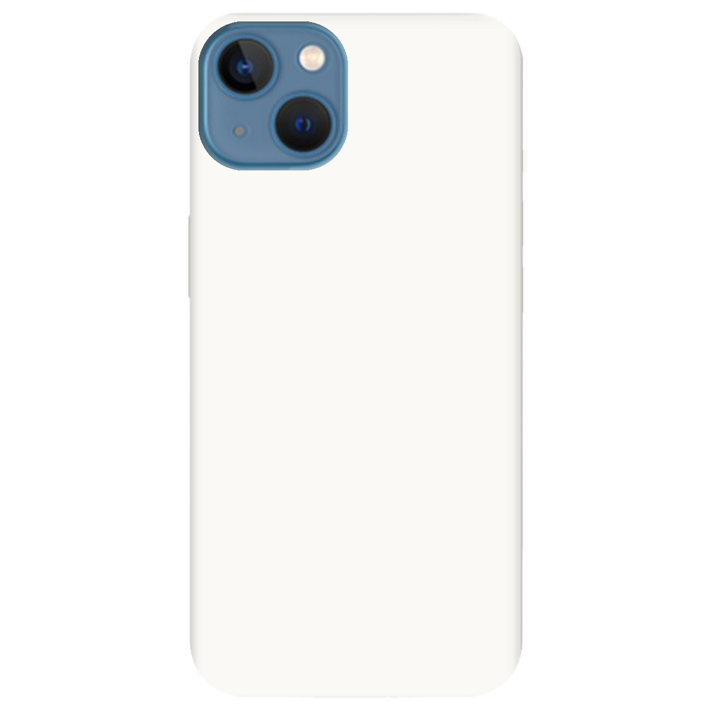 Чехол для Apple iPhone 13 белый матовый soft touch с индивидуальным дизайном - фото 1 Чехол для Apple iPhone 13 белый матовый soft touch с индивидуальным дизайном - фото 1 - Чехлы для телефонов