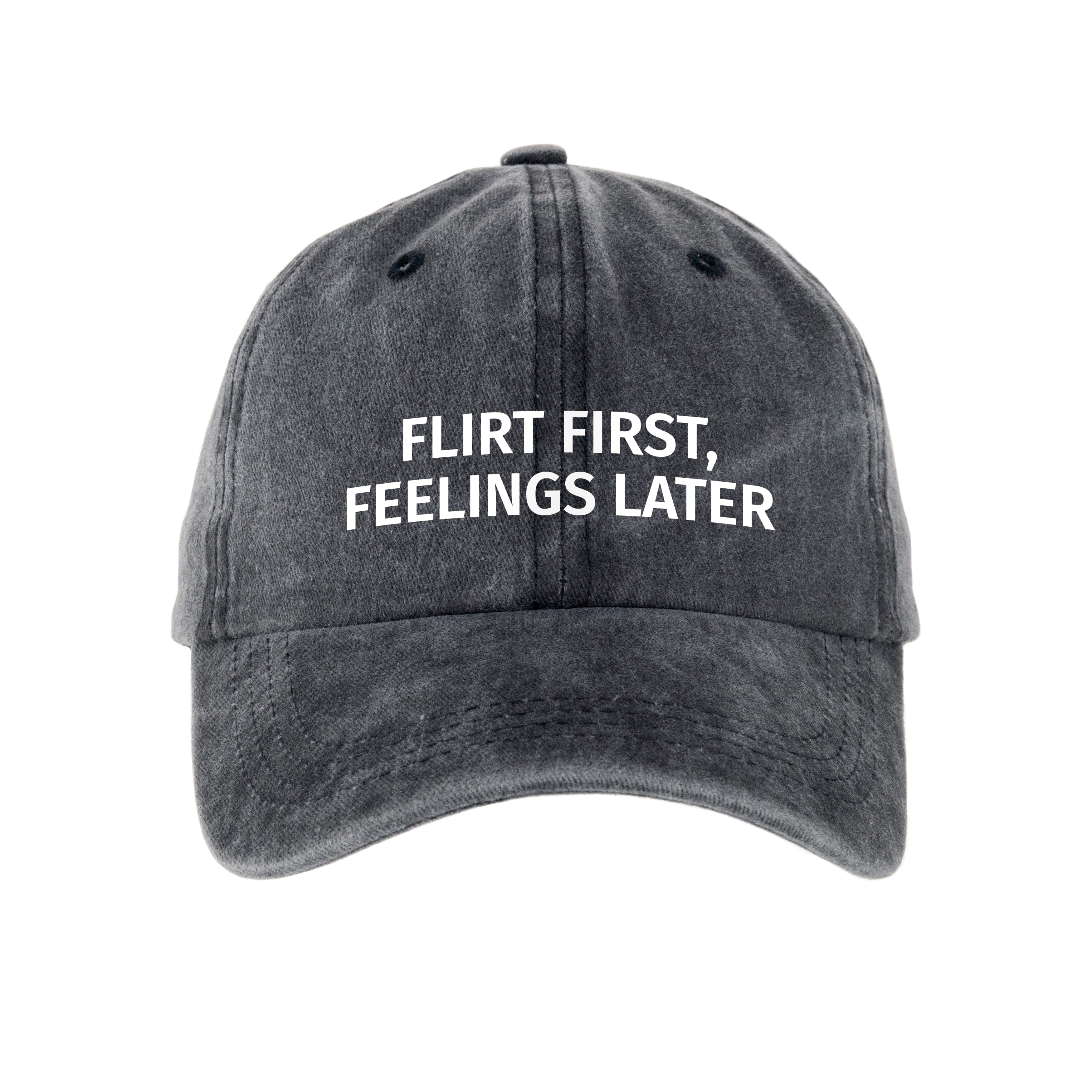 Кепка шестиклинка хлопок Vintage потертая темно-серая Flirt first - фото 1 - Кепки, панамы