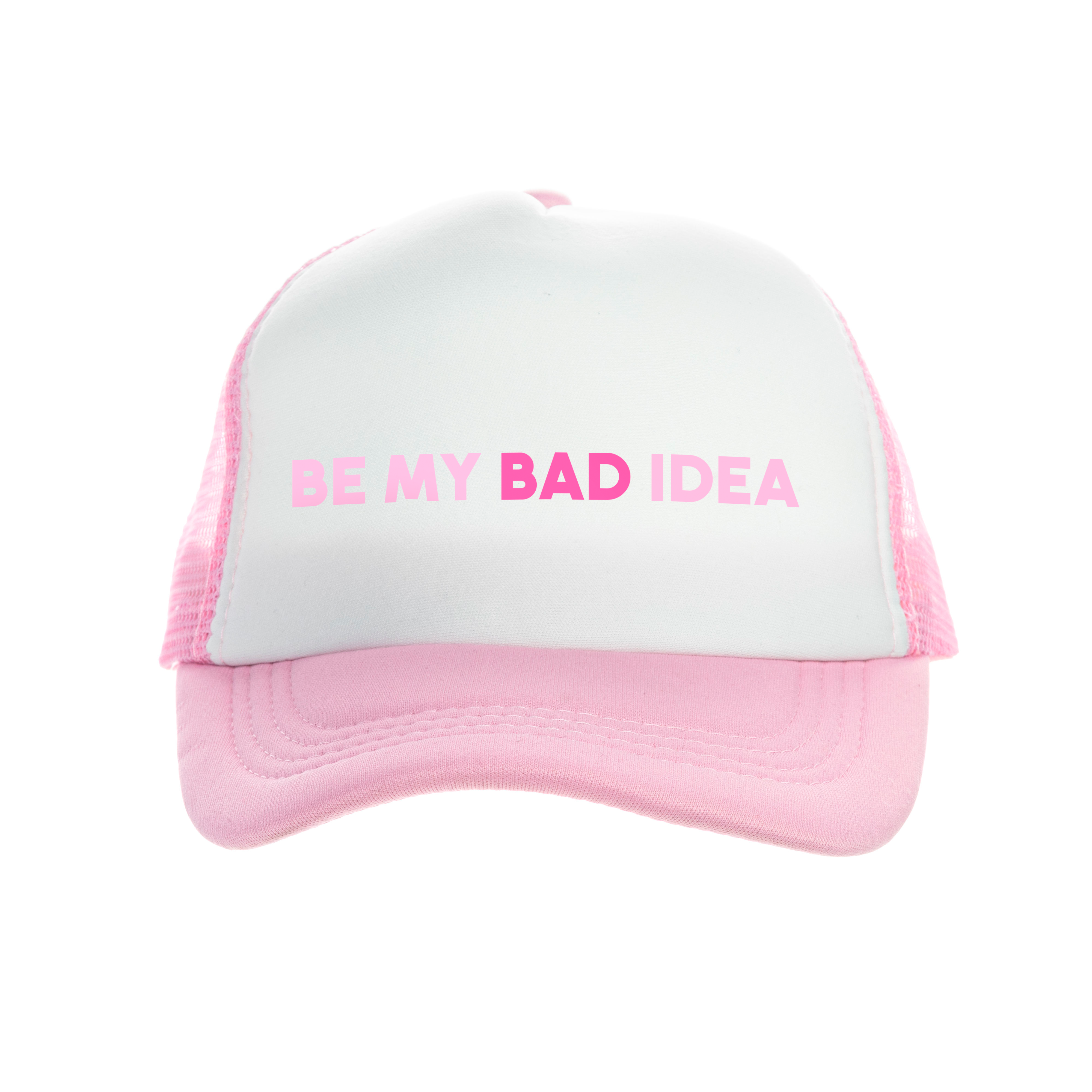 Кепка тракер рожева Be my bad idea - фото 1 - Кепки, панами