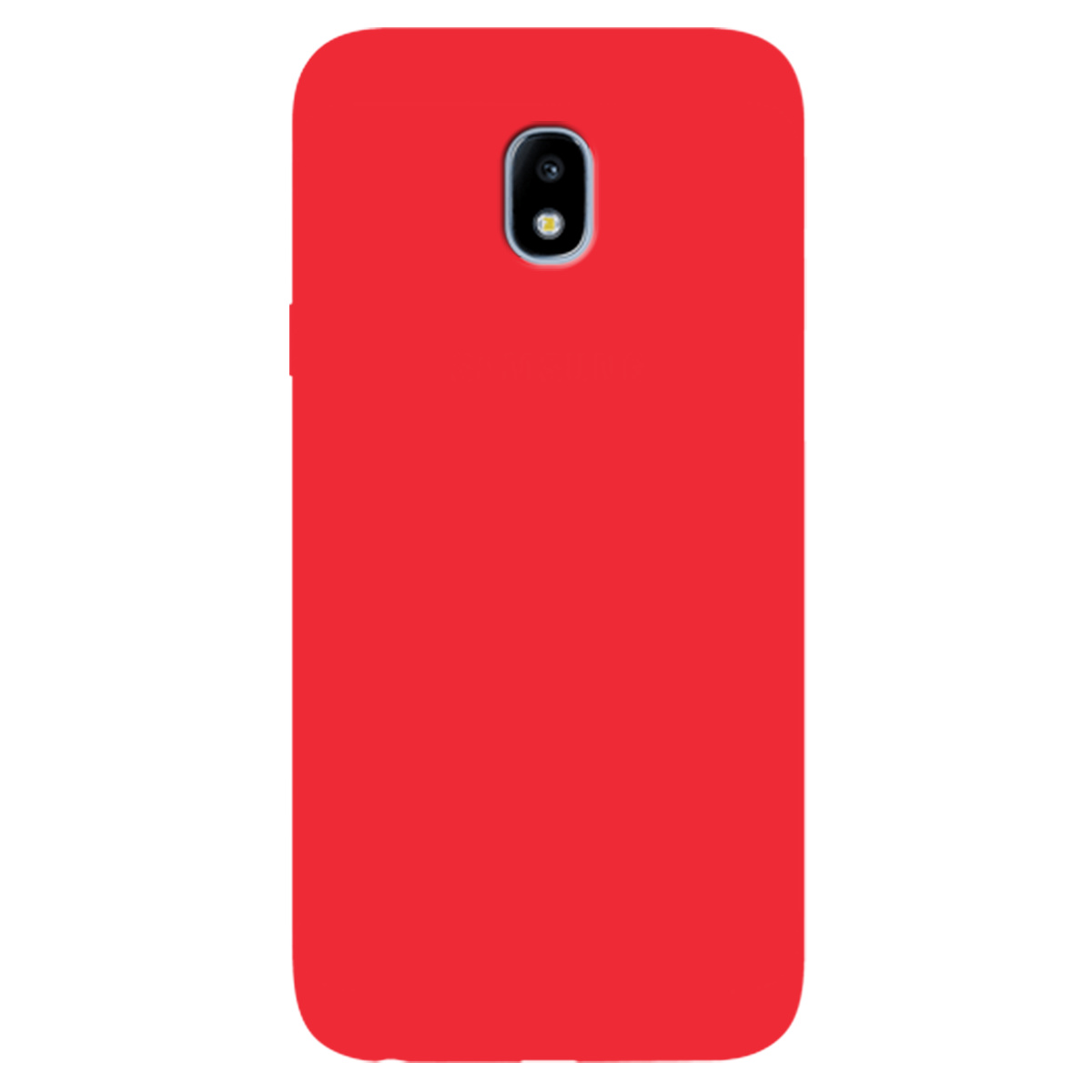 Чохол для Samsung Galaxy J3 2017 яскраво-червоний матовий soft touch - фото 1 - Чохли для телефонів